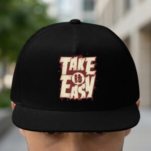 Distressed 'Take It Easy' Boxing Gloves Hat