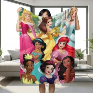 Enchanted Disney Princesses Group Blanket
