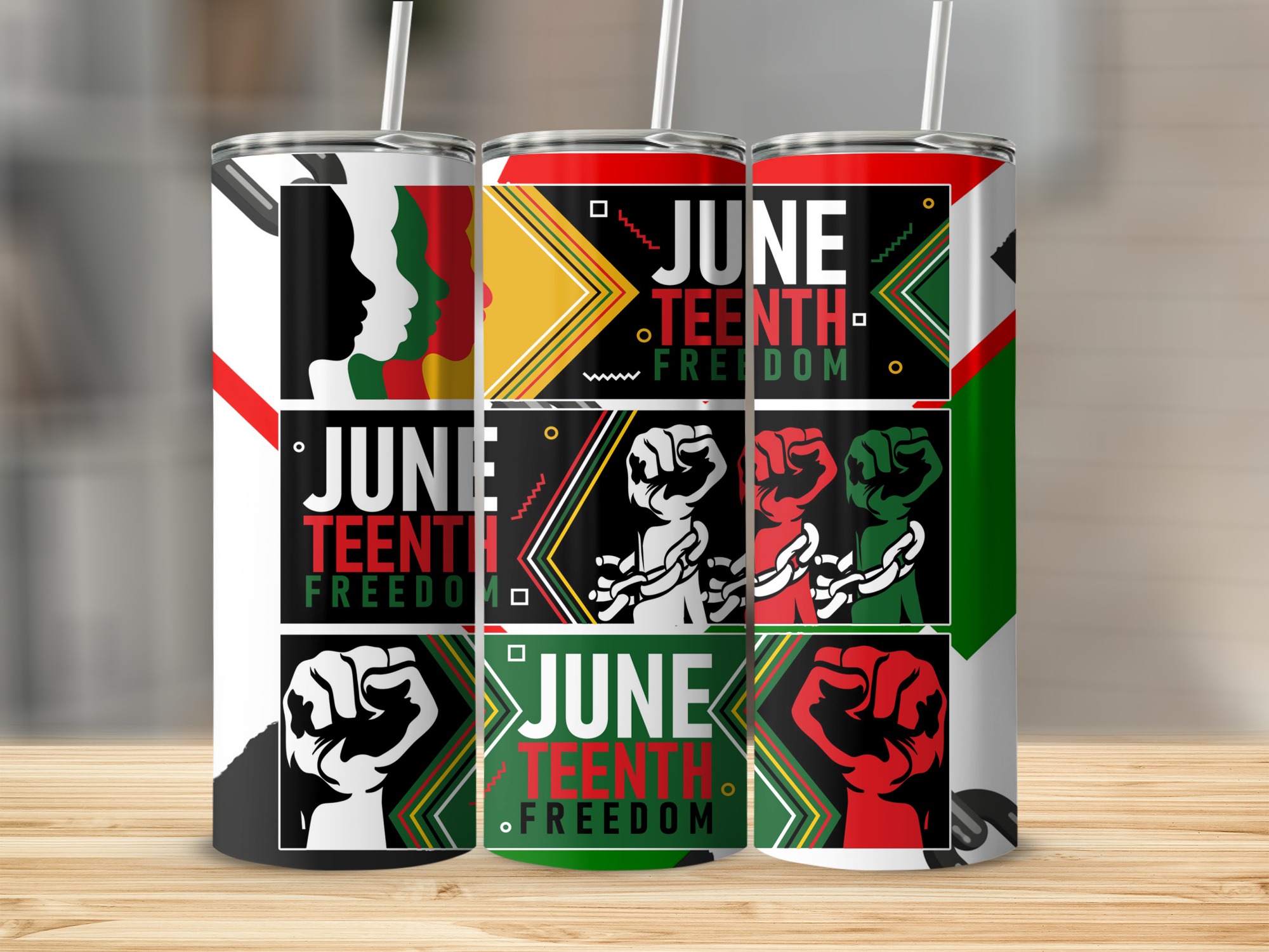 Juneteenth Freedom Skinny Tumbler, Juneteenth Celebration Tumbler, African American Pride Tumbler, 20oz Skinny Tumbler, Gift for Her