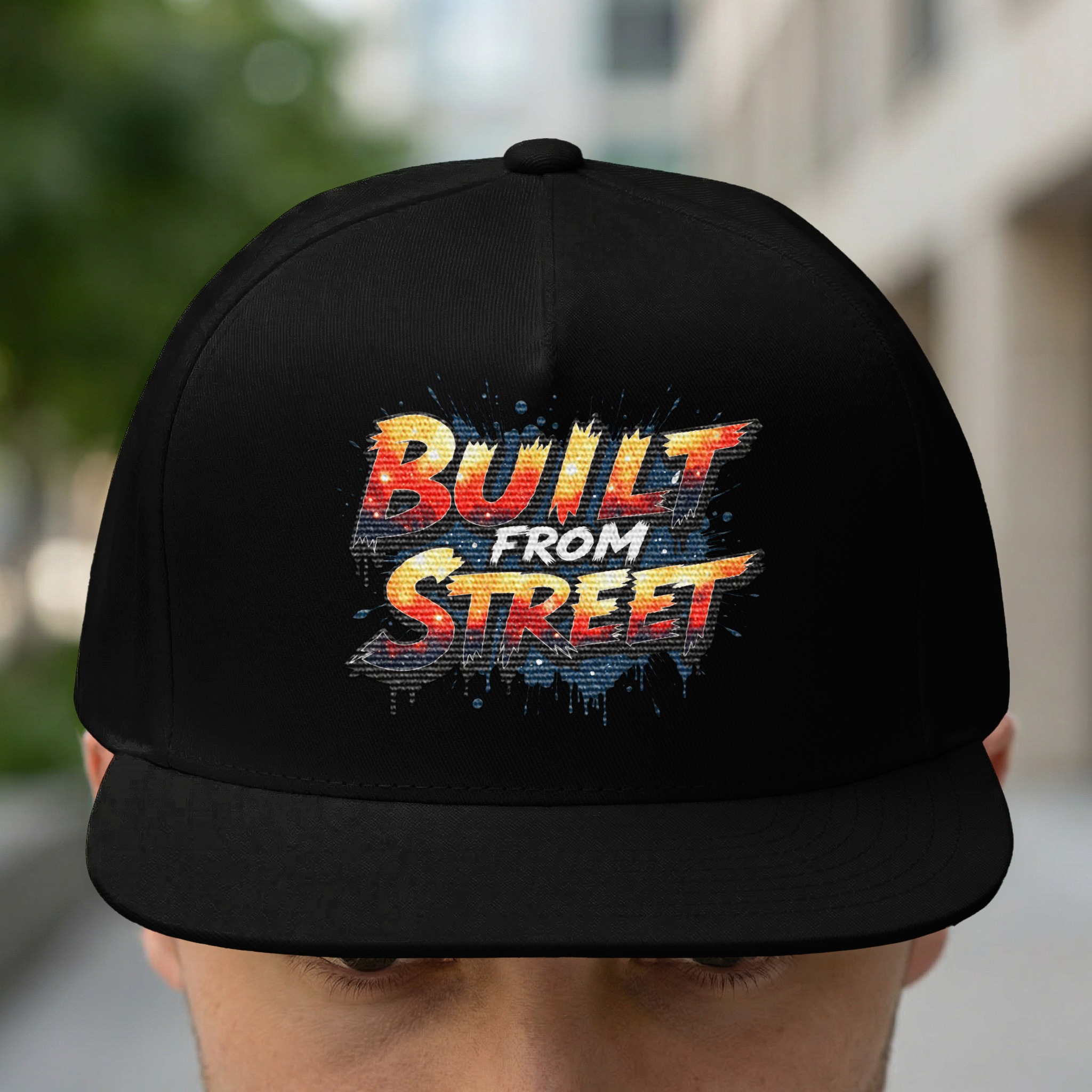 Built From Street Galaxy Hat - Urban Streetwear Design - Image 2