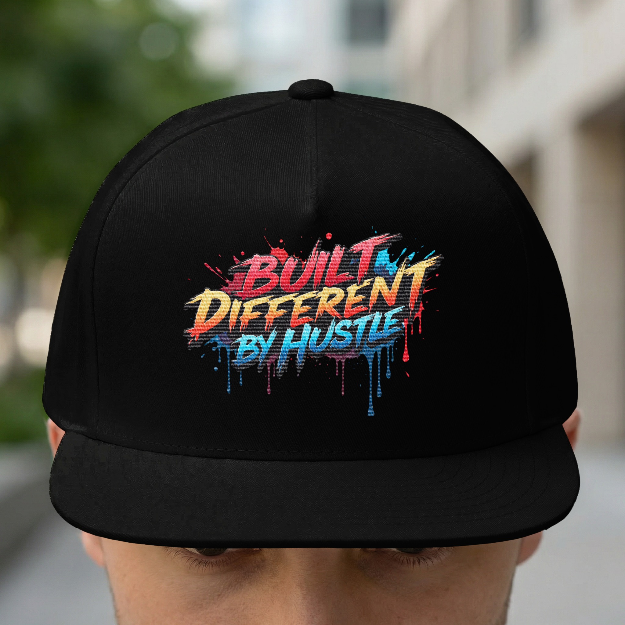 Built Different By Hustle Graphic Hat - Image 2