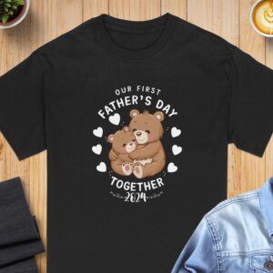Cute Bear Hug T-Shirt, Mama Bear Tee, Baby Bear Shirt, Mother's Day Gift, Mommy and Me Shirts, Matching Bear Family T-Shirt