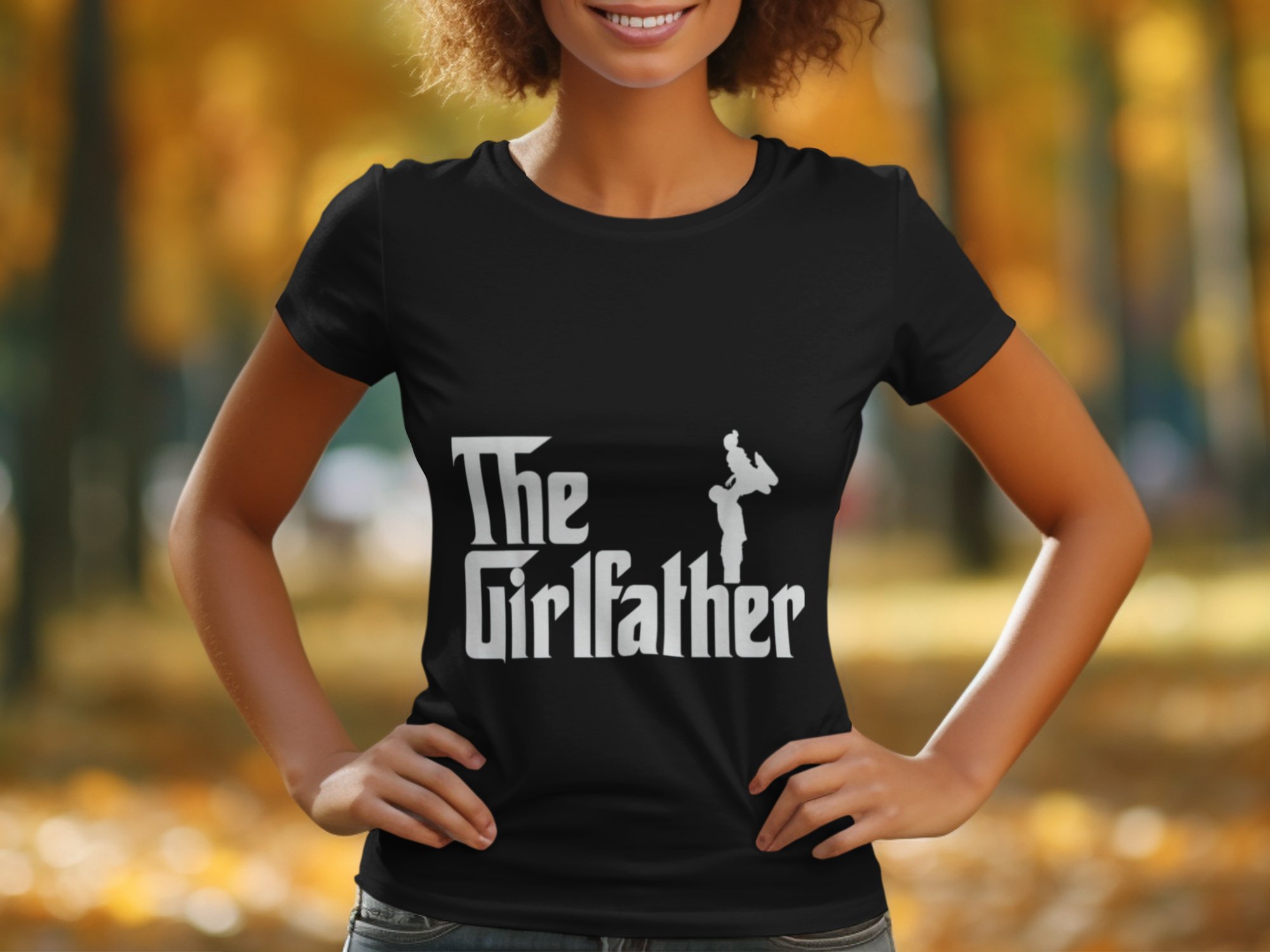 The Girlfather T-Shirt, Father Daughter T-Shirt, Funny Dad Shirt, Gift for Dad, Dad and Daughter Shirt, Father's Day Shirt - Image 3