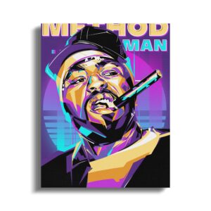 Vibrant Method Man Poster Digital Download PNG or JPEG