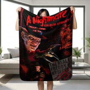 A Nightmare on Elm Street Freddy Krueger Horror Blanket