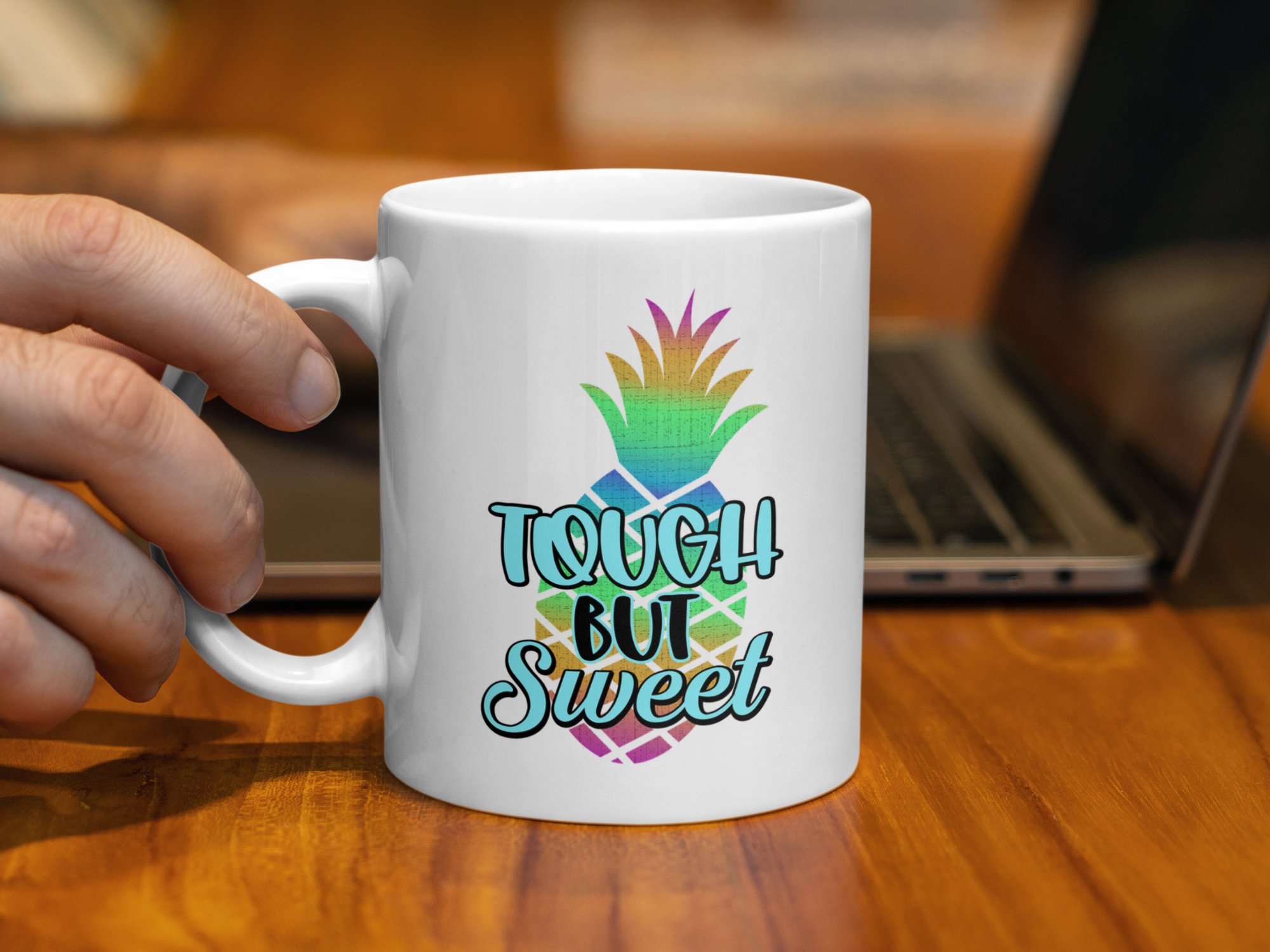 Tough But Sweet Pineapple Gradient Mug - Image 5